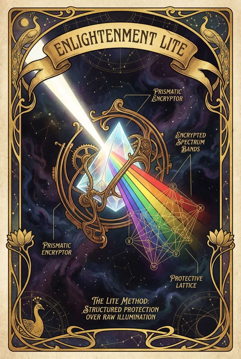 Enlightenment-LITE: Encryption Over Raw Light