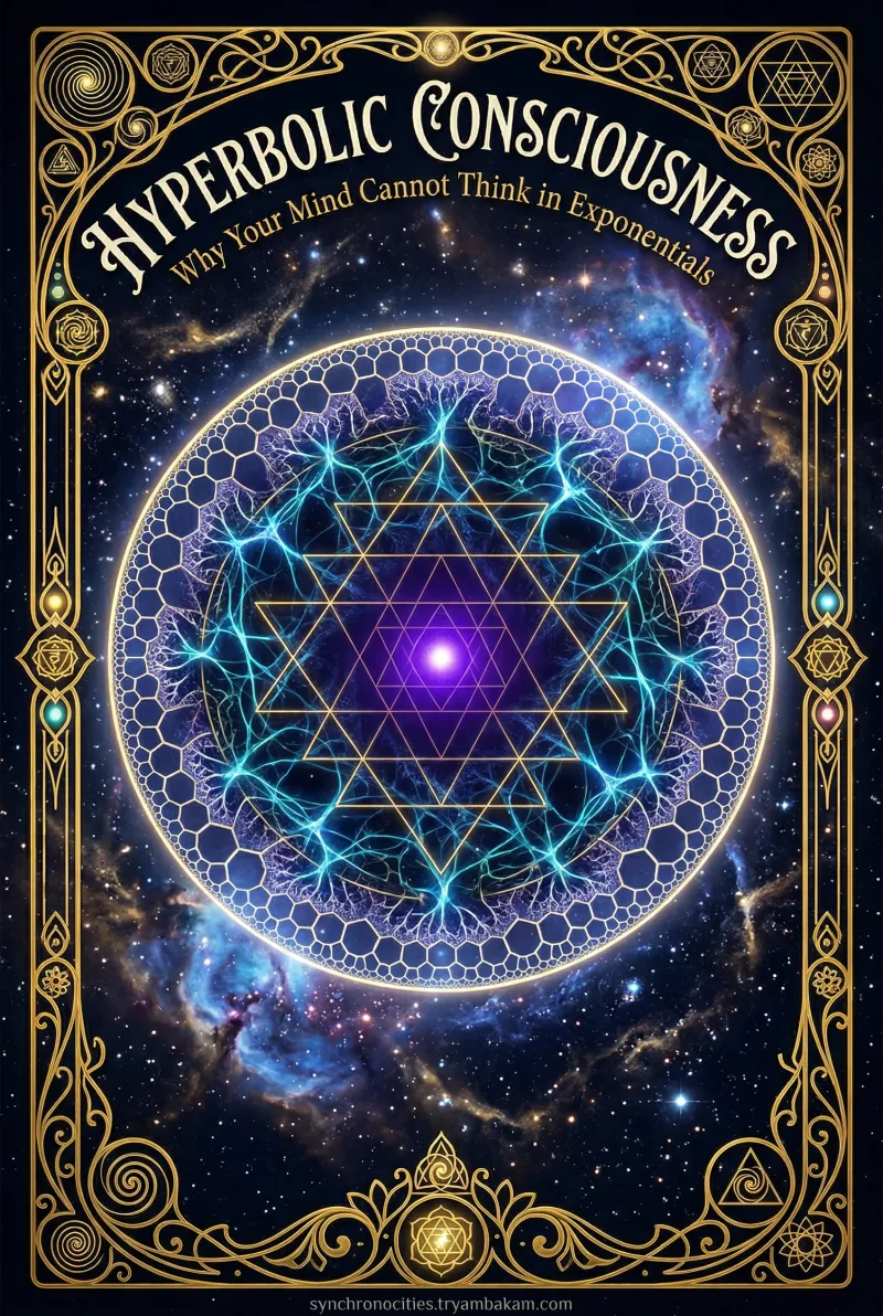 Hyperbolic Consciousness: Why Your Mind Cannot Think in Exponentials