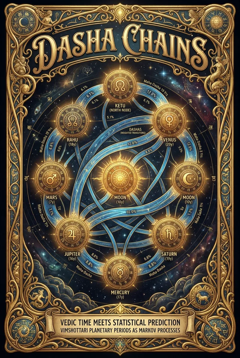 Vimshottari Dasha as Markov Chains: State Machines of Destiny
